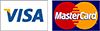 Pay with Visa or Mastercard